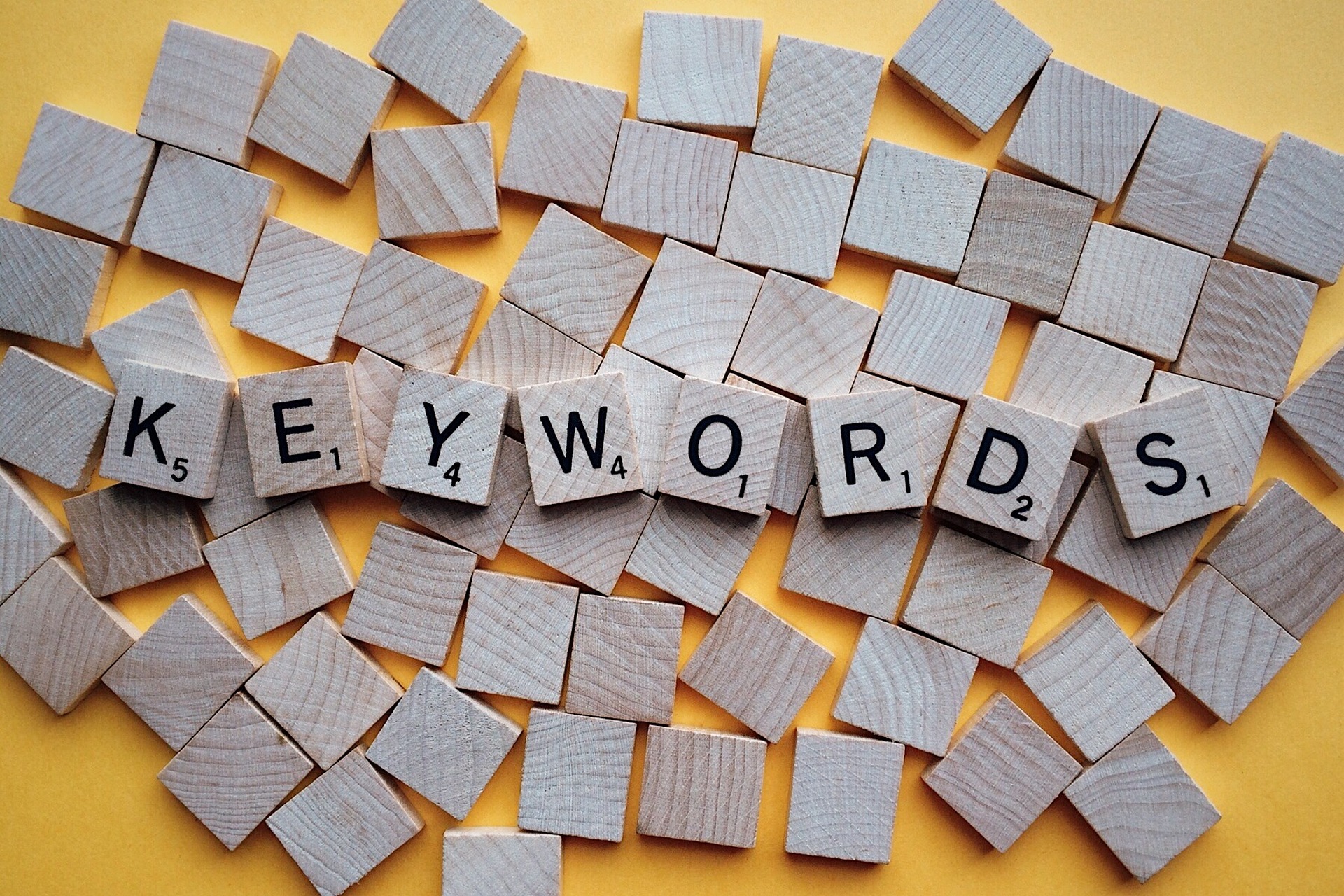keyword letrero scrabble